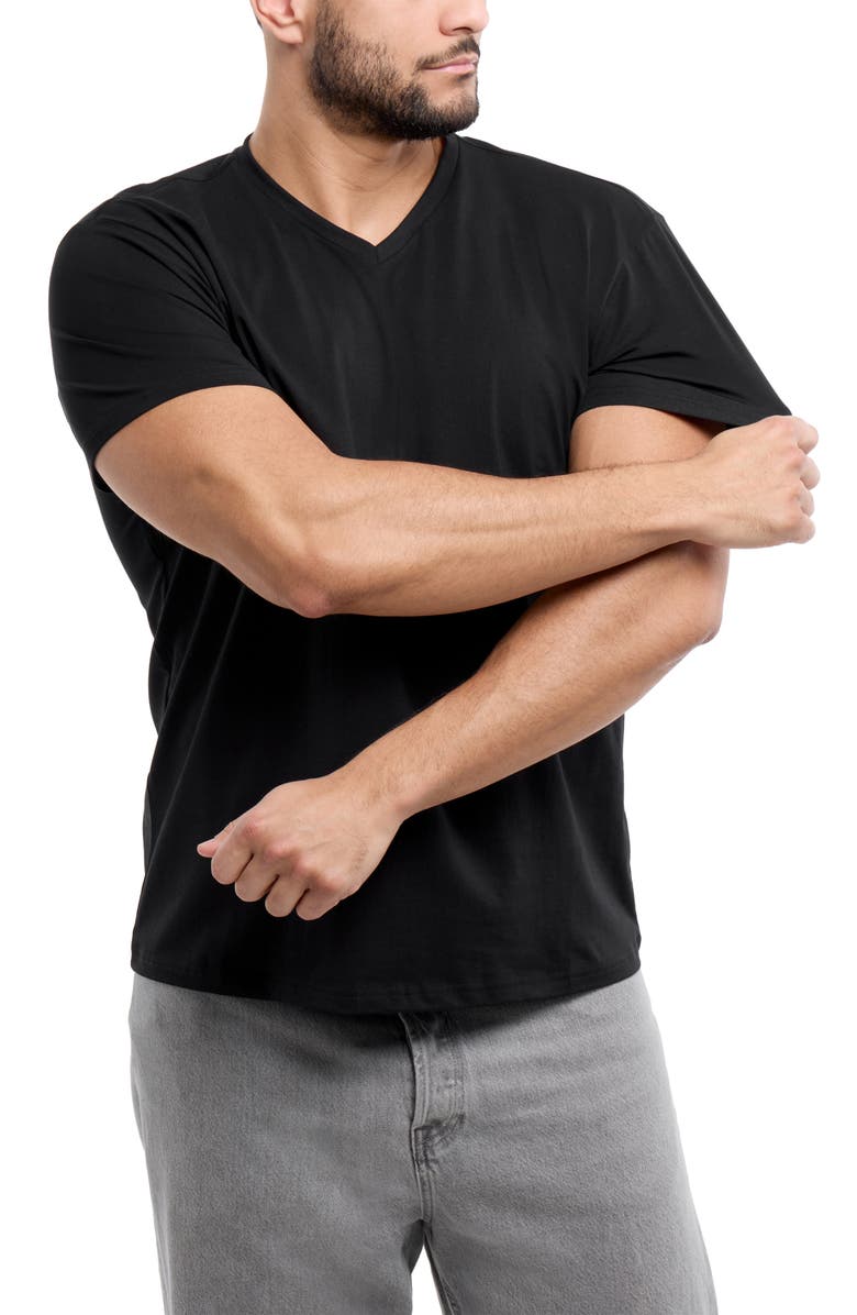 XRAY V-Neck Flex T-Shirt, Alternate, color, Black