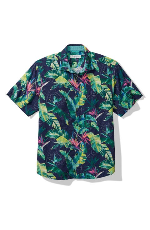 Nova Wave Sunnyvale Blooms Short Sleeve Seersucker Button-Up Shirt
