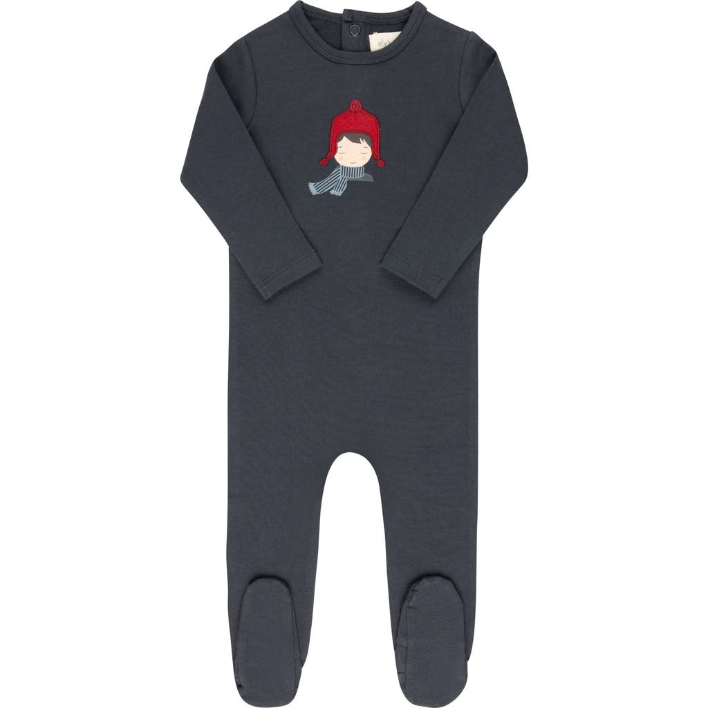 Ely's & Co. French Terry Autumn Kids Collection In Blue