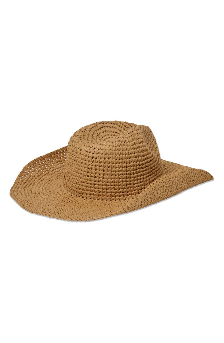 Billabong Take It West Straw Hat, Alternate, color, 