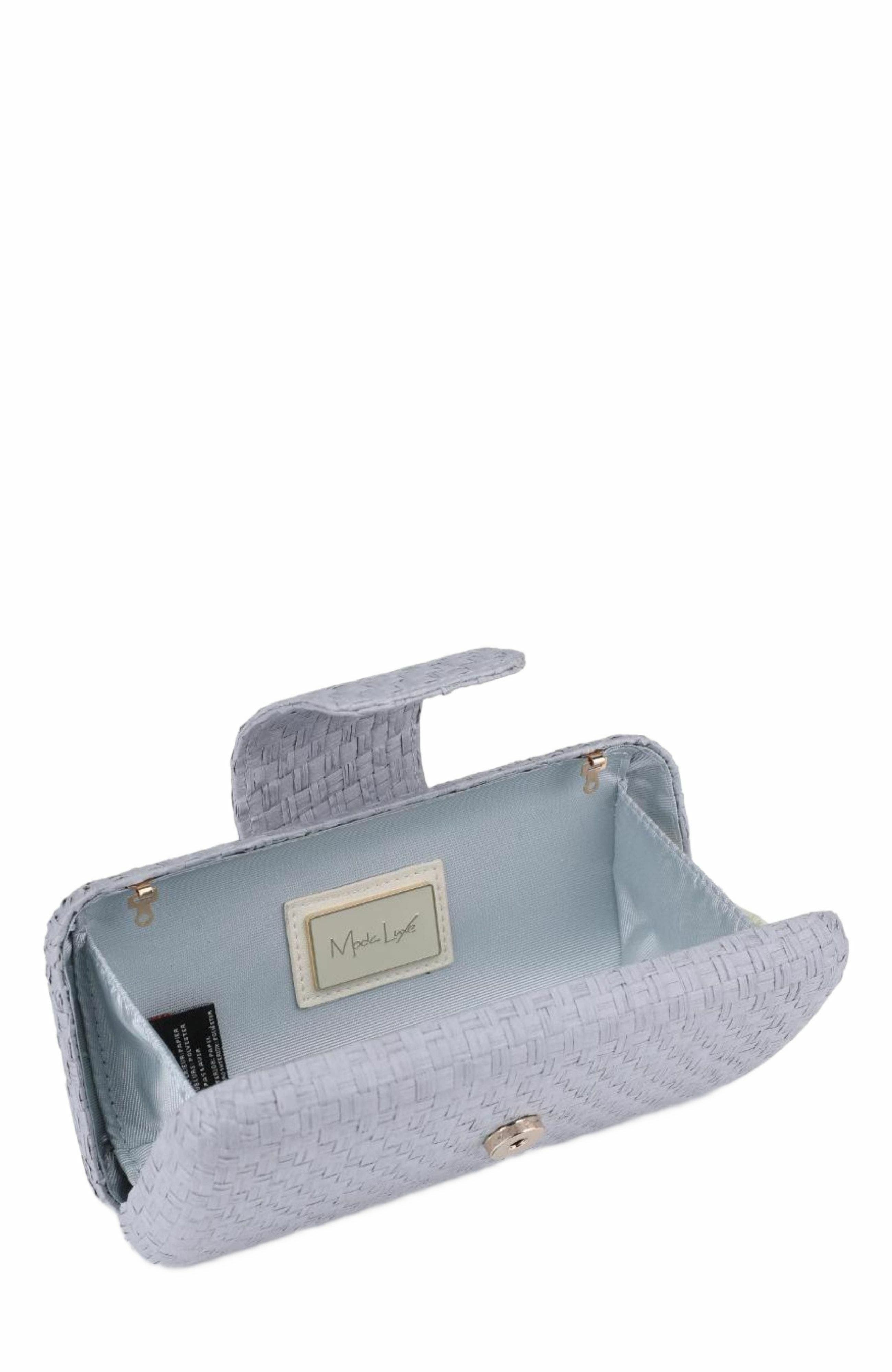 MODA LUXE Sylvi Evening Bag, Alternate, color, Grey