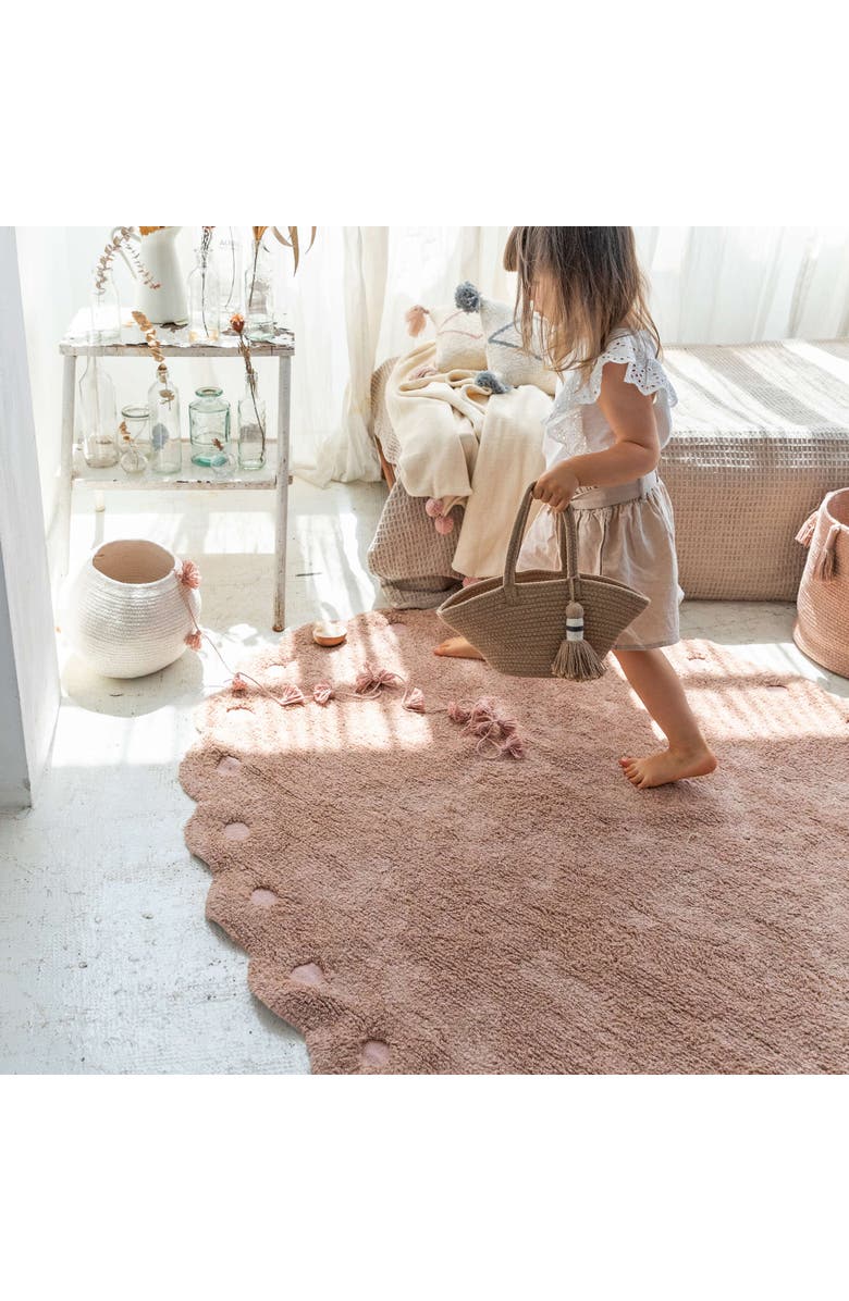 Lorena Canals Washabe Rug Pinecone Vintage Nude, Alternate, color, Vintage Nude, Linen