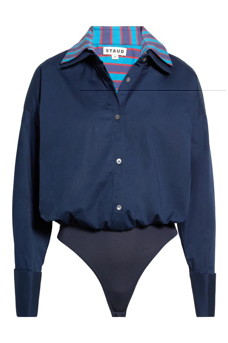 Uptown Bodysuit, Main, color, NAVY/ POTTER STRIPE