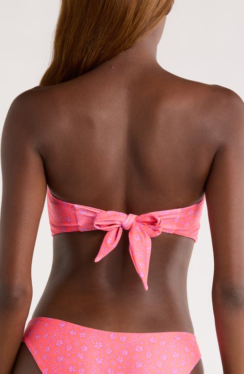 Kulani Kinis Strapless Bandeau Bikini Top In Pink