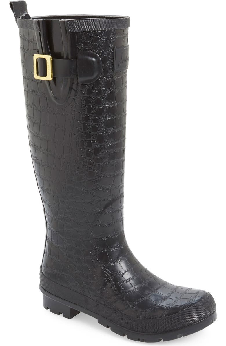 Joules 'Crockington' Tall Rain Boot, Main, color,