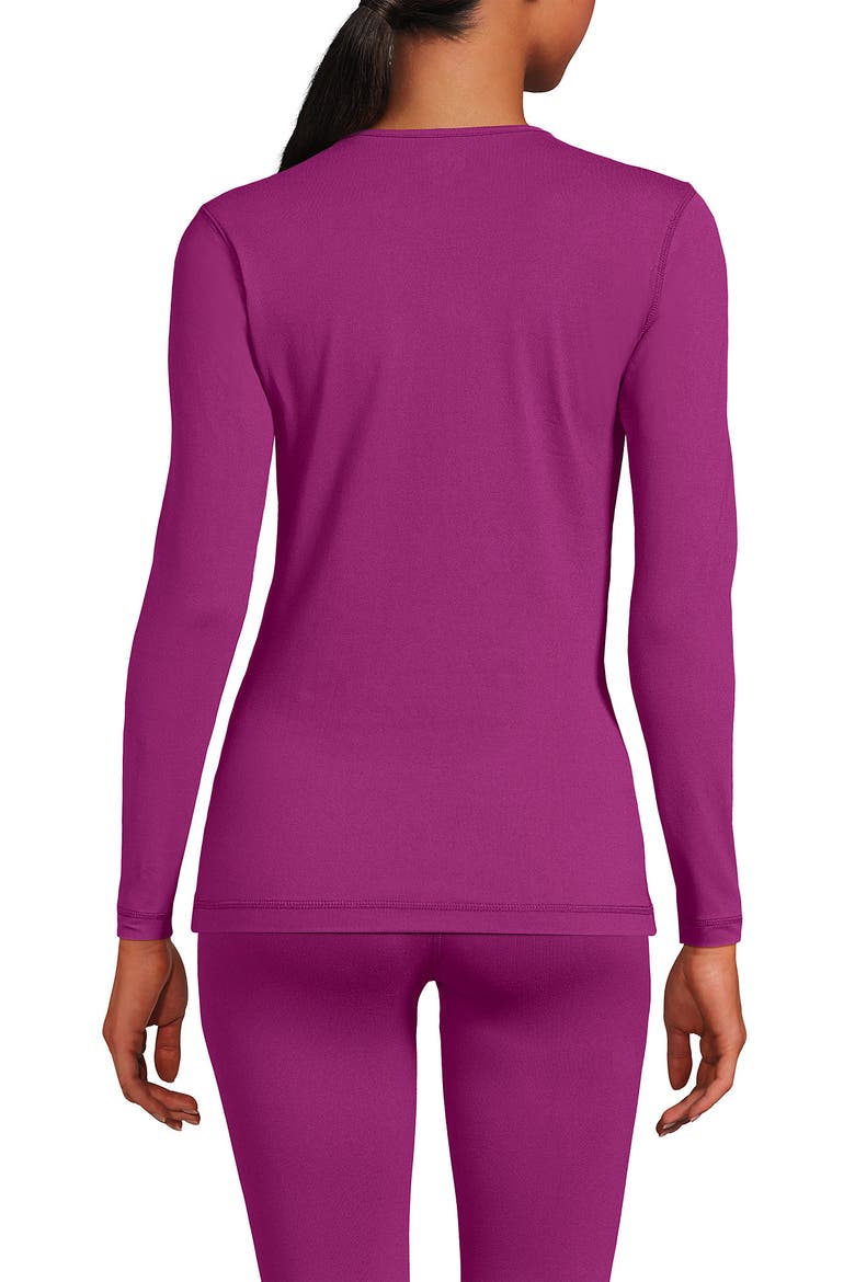 Baselayer Cozy Thermaskin Crewneck Top, Alternate, color, Light Raspberry Sorbet