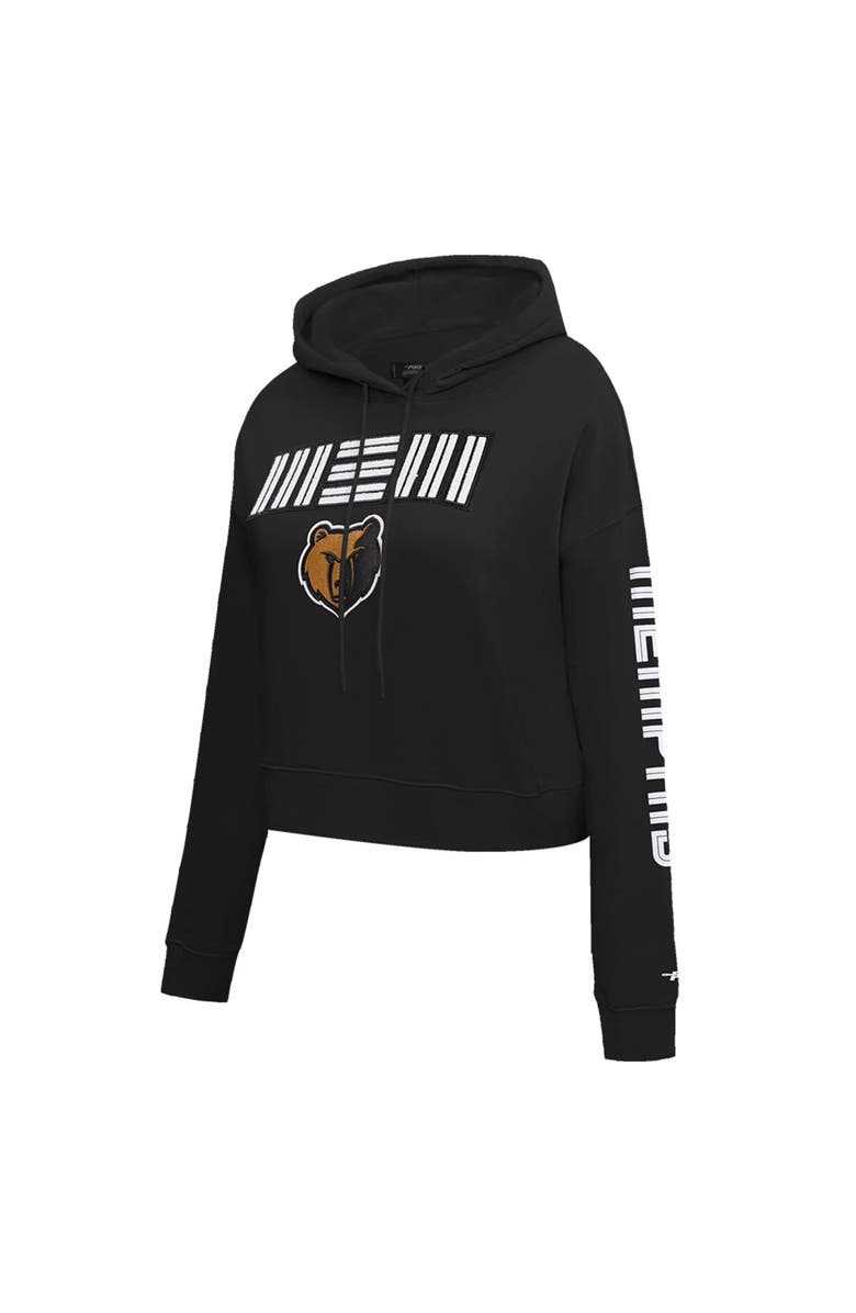 PRO STANDARD Women's Pro Standard Black Memphis Grizzlies 2023/24 City Edition Cropped Pullover Hoodie, Alternate, color, 
