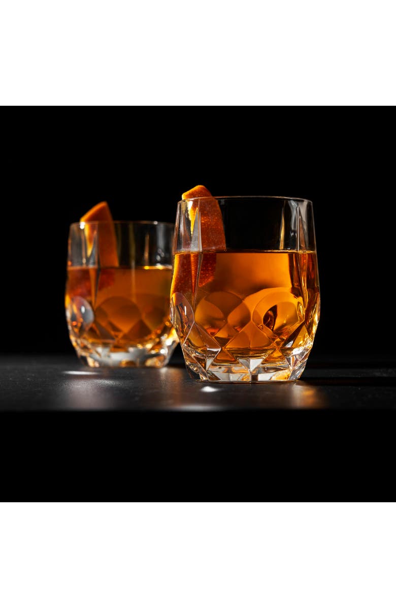 Viski Reserve Bruno Crystal Cocktail Glasses Set of 2, Alternate, color, Clear