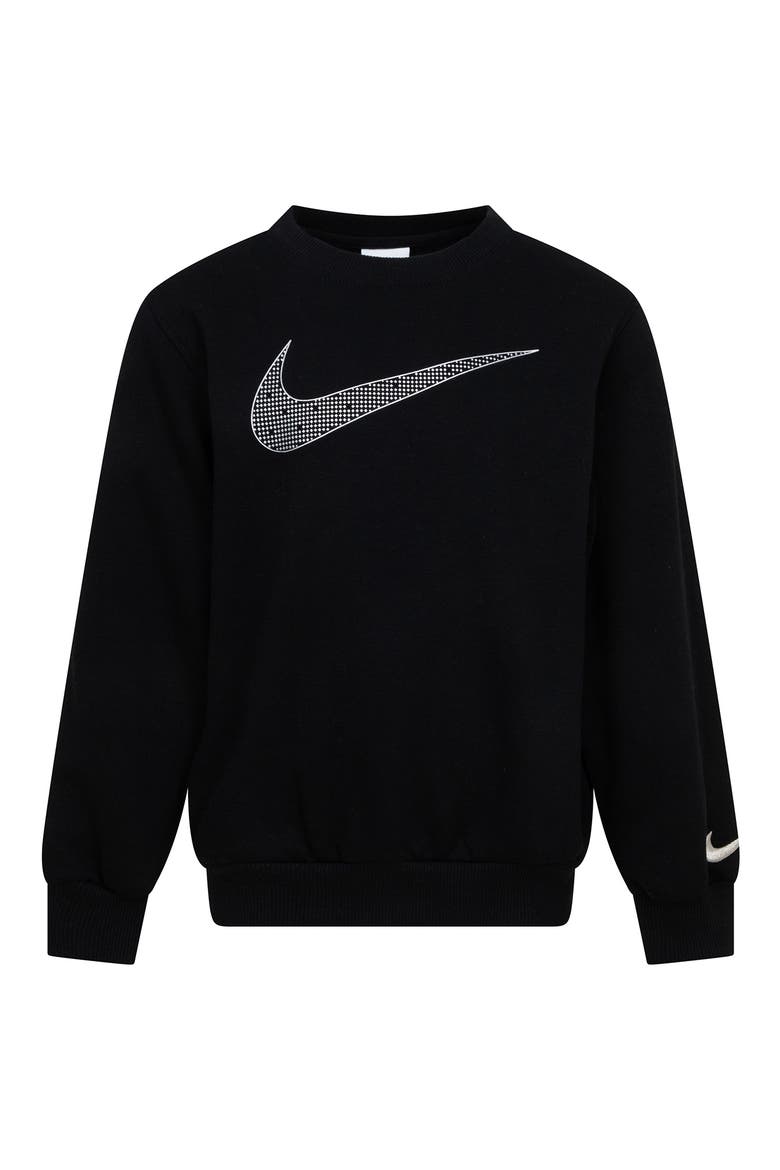 Kids' Shine Crewneck Graphic Sweatshirt, Main, color, BLACK