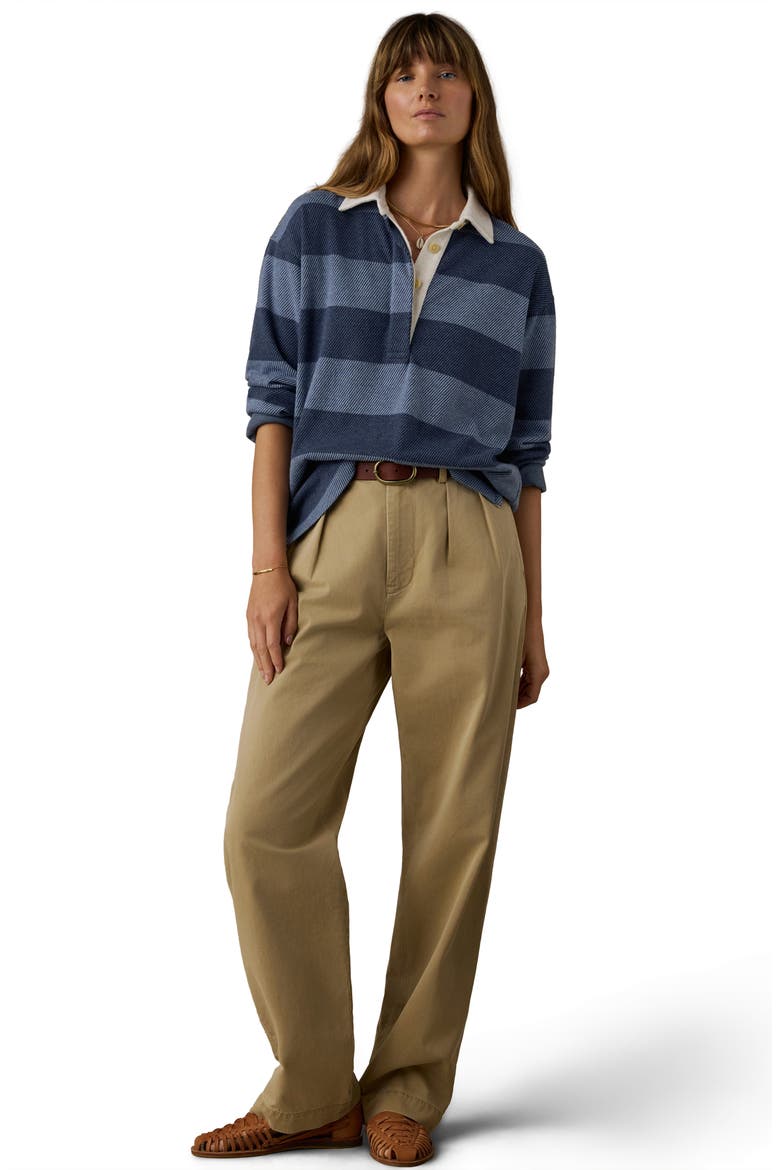 Legend Rugby Stripe Sweater, Alternate, color, PACIFIC RIDE STRIPE