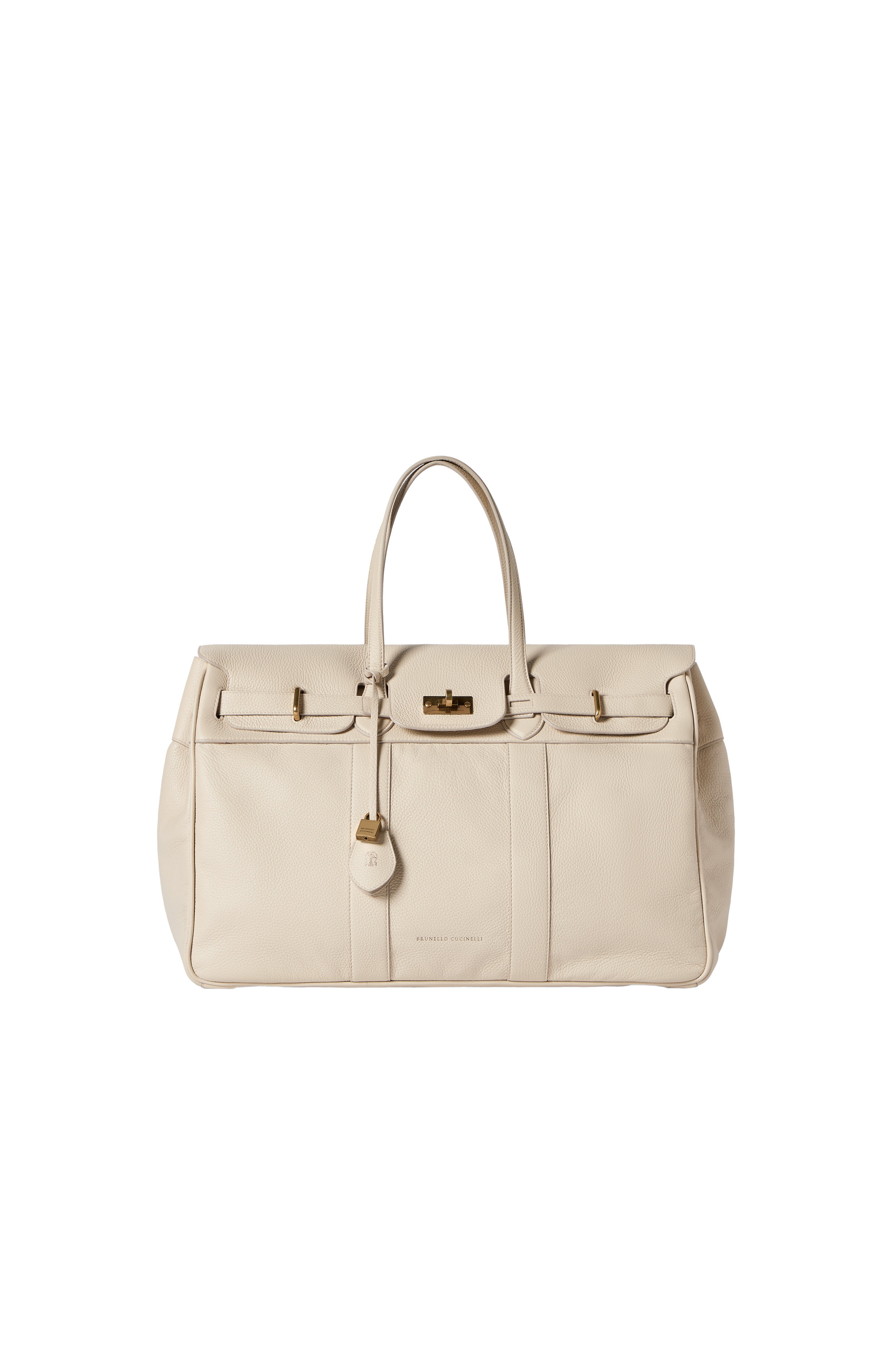 Explorer travel bag in deerskin, Alternate, color, Ivory