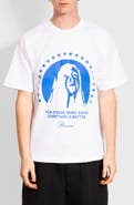 PLEASURES Critic Cotton Graphic T-Shirt