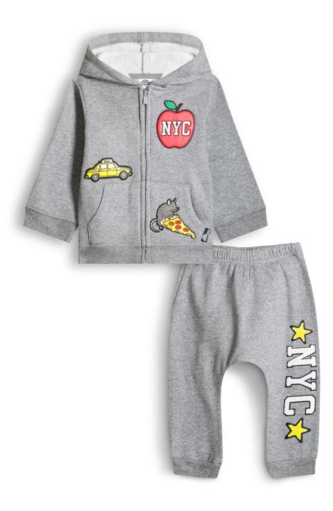 Apple Baby Hoodie & Jogger Set