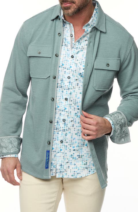 Brunner Knit Button-Up Shirt