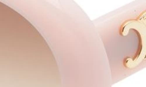 Celine Triomphe 52mm Oval Sunglasses In Pink