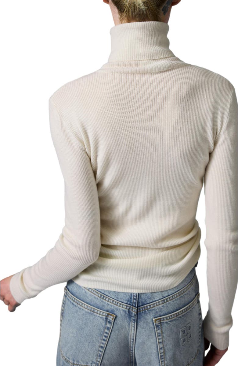 DAY Birger et Mikkelsen Sierra Roll Neck Slim Fit Sweater, Alternate, color, Ivory Shade