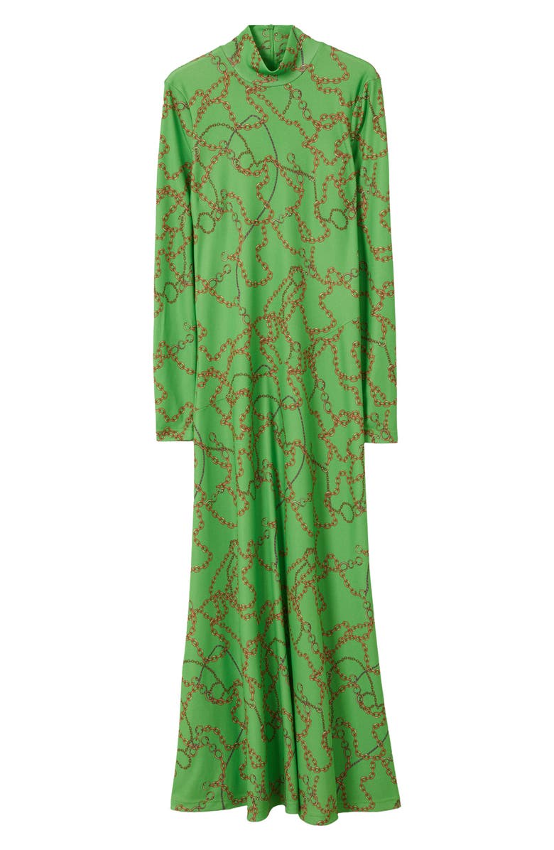MANGO Chain Print Long Sleeve Dress, Alternate, color,