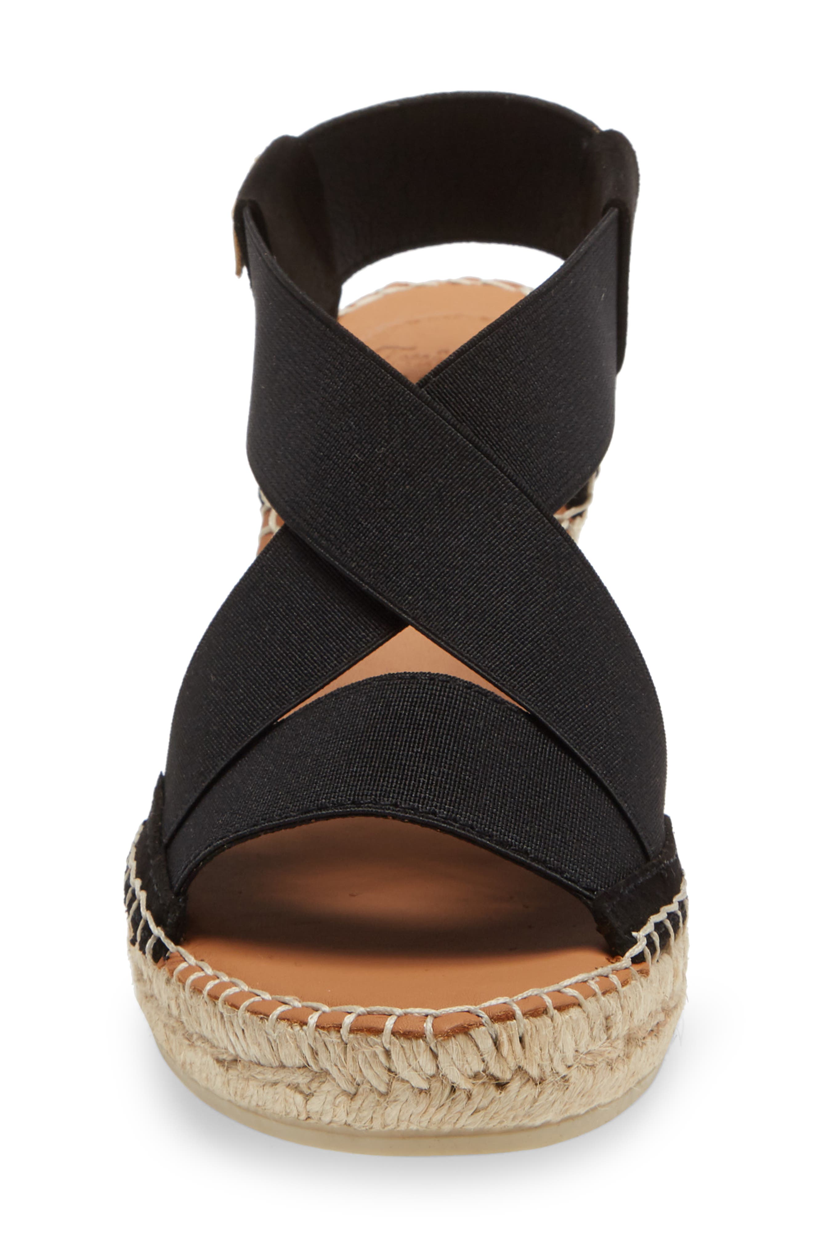 Toni Pons Tina Espadrille Wedge Sandal, Alternate, color, Black Fabric