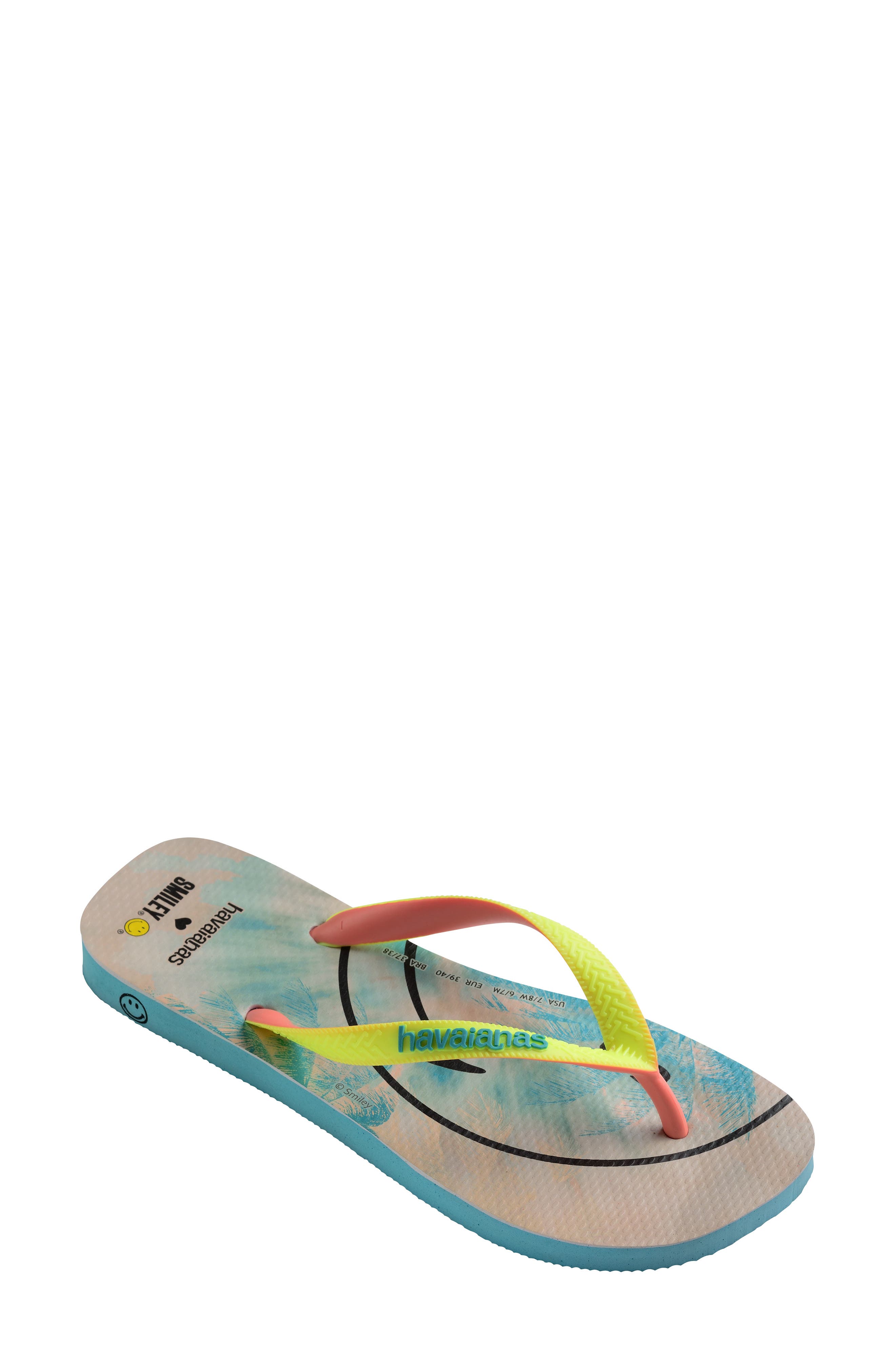 Havaianas Smiley Flip Flop, Main, color, 