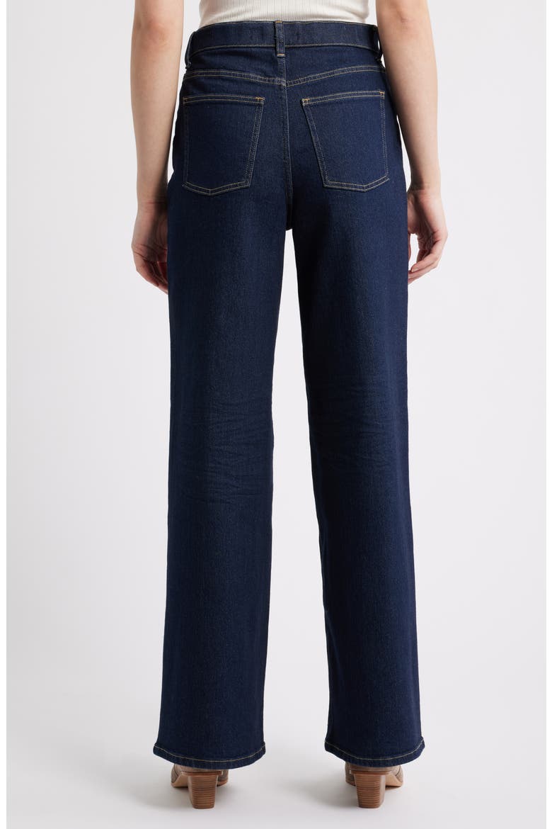 SPANXshape™ Authentic 360 High Waist Wide Leg Jeans, Alternate, color, MARINA WASH
