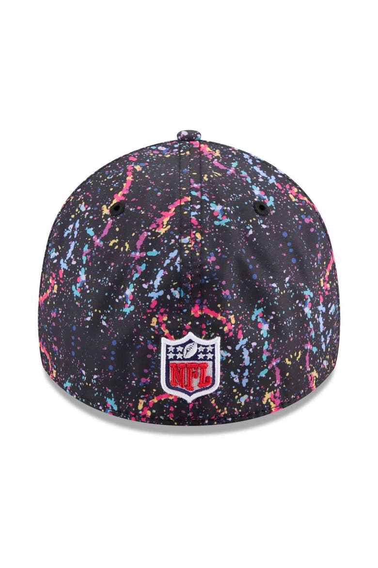 Men's New Era  Black Miami Dolphins 2025 NFL Crucial Catch 39THIRTY Flex Hat, Alternate, color, Black