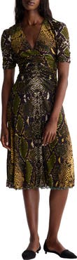 Diane von Furstenberg Koren Reversible Mesh Dress