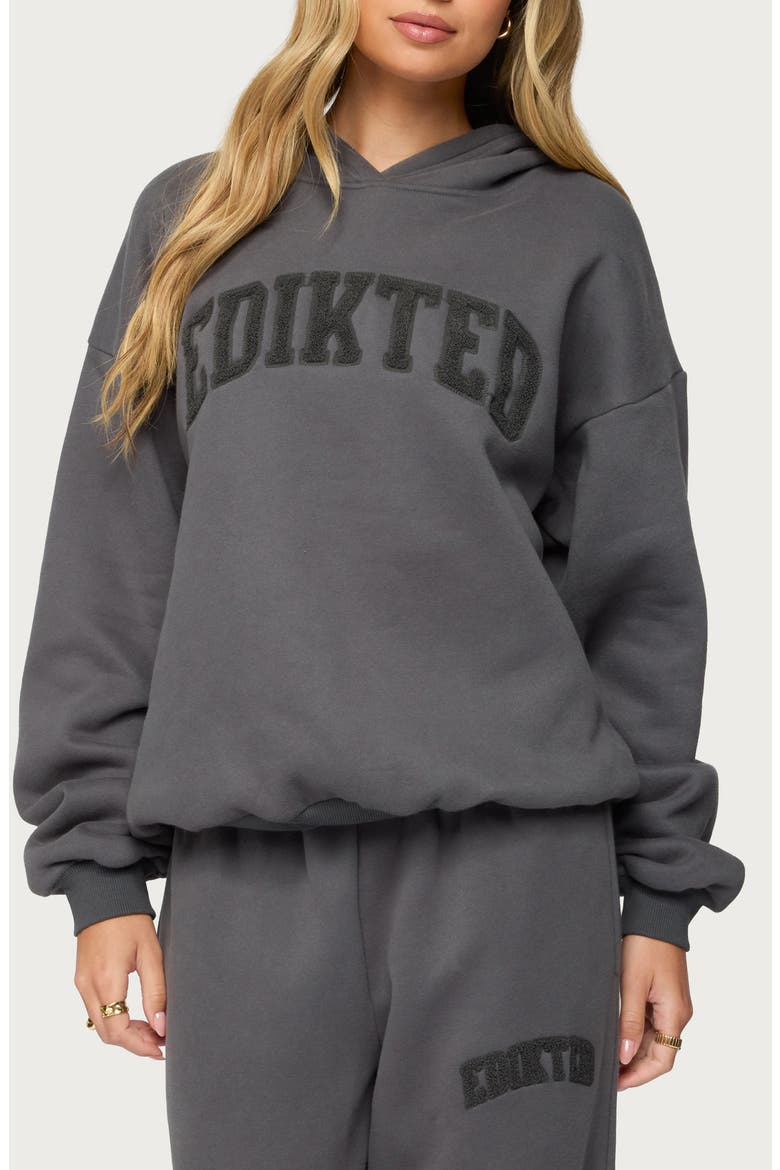 To You Oversize Hoodie, Main, color, DARK-GRAY