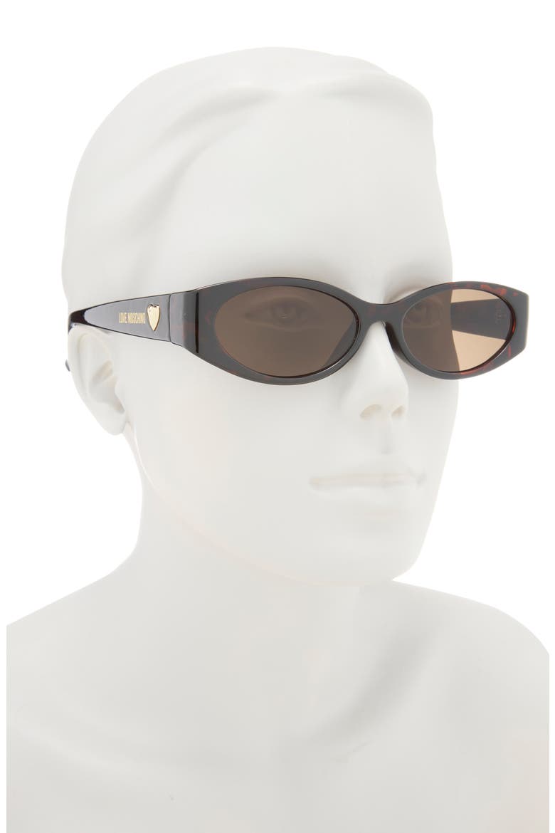 53mm Oval Sunglasses, Alternate, color, STANDARD TORTOISE