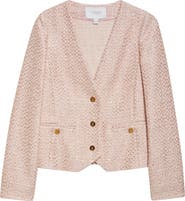 Giambattista Valli Metallic Bouclé Jacket