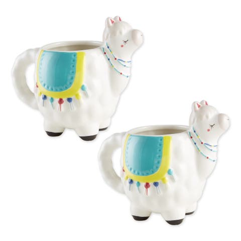 Llama Ceramic Mug Set/2
