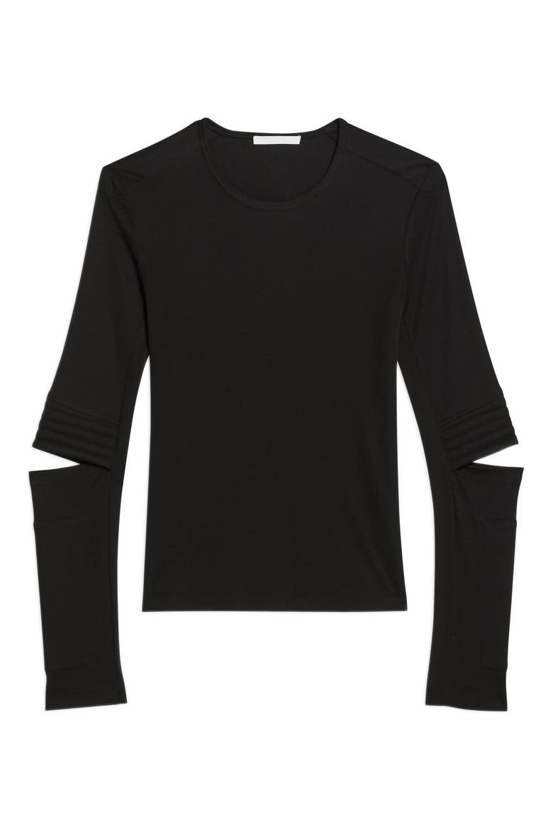 Astro Crew Silky Long Sleeve T-Shirt, Alternate, color, BLACK