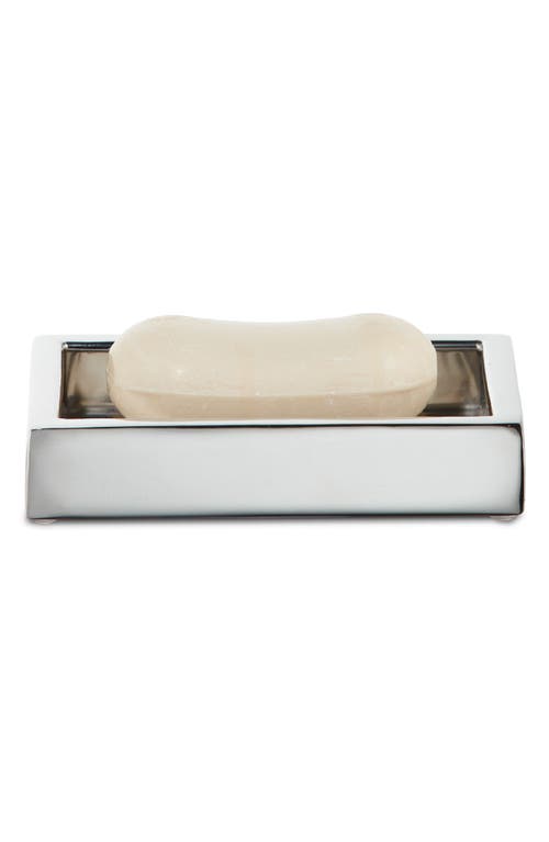 Roselli Trading Company Stainless Steel Soap Dish In Silver