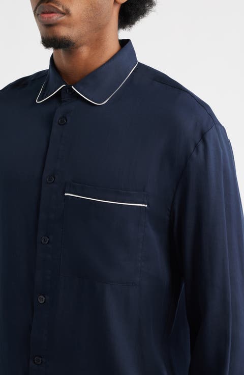 Jordan Regular Fit Piping Button-Up Shirt