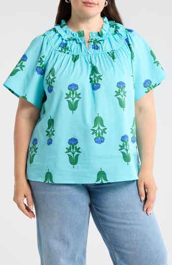 Romery Abstract Terie Top