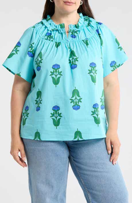 Romery Abstract Terie Top