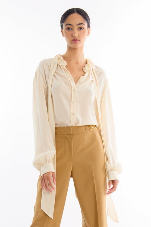 Secret Mission Maribelle Blouse In Neutral