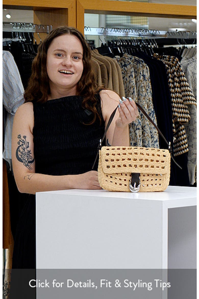 Harlow Raffia Shoulder Bag video