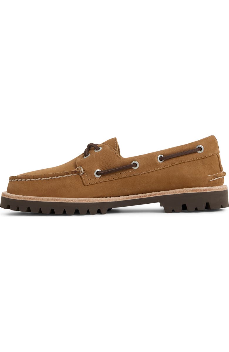 Sperry Authentic Original Lug Boat Shoe, Alternate, color, Linen Multi