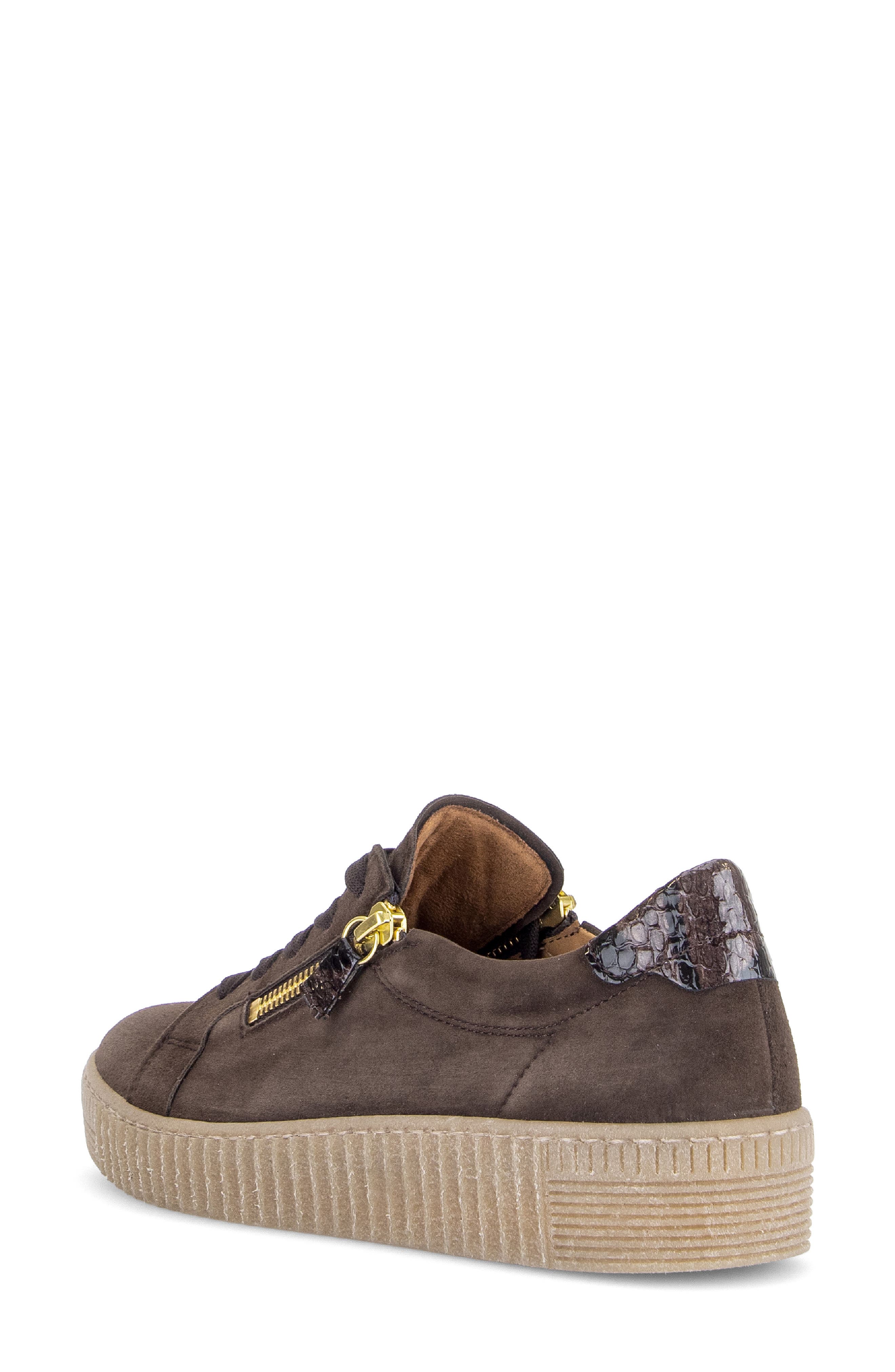 Diana Leather Sneaker, Alternate, color, MOCCA