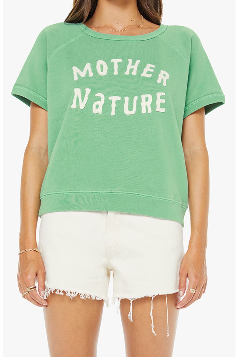 The Short Graphic Cotton T-Shirt, Main, color, MOTHER NATURE