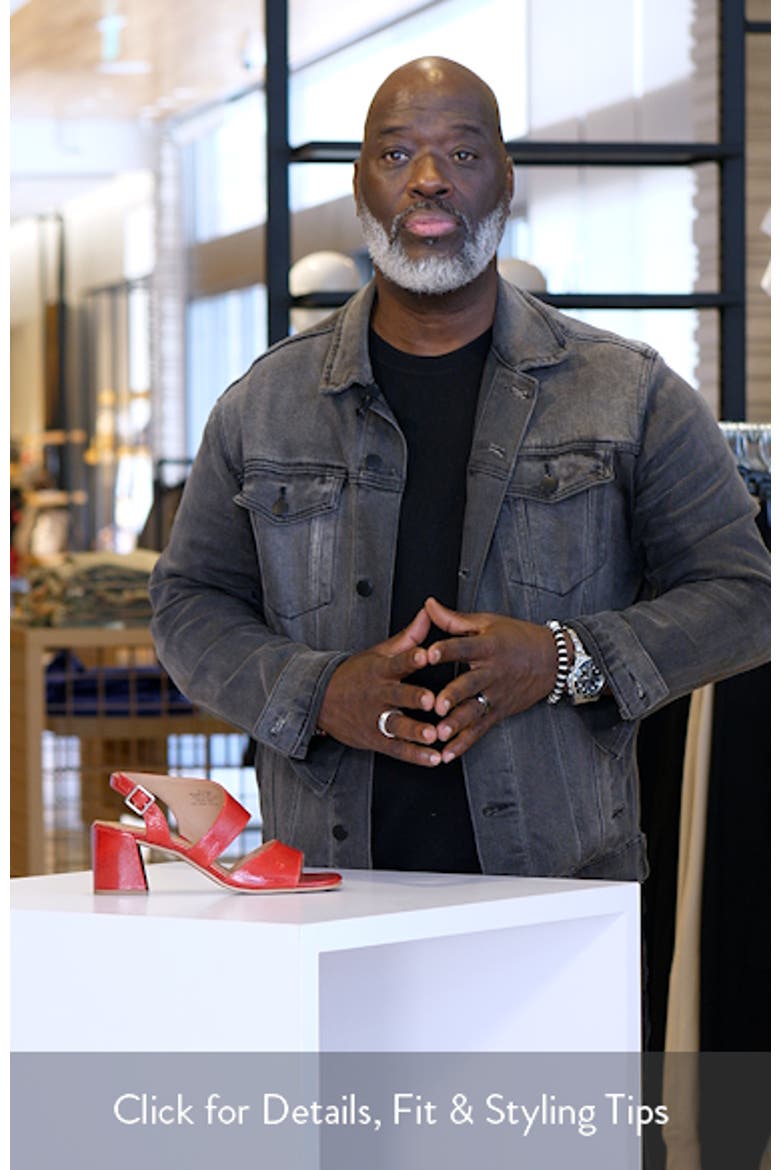 Everly Asymmetric Slingback Sandal video