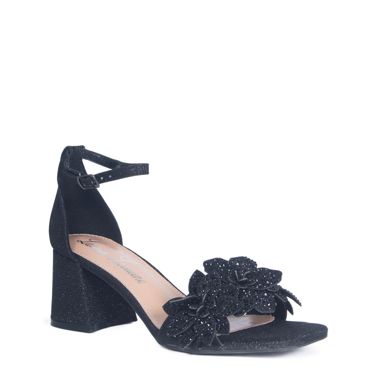 Lauren Lorraine Flori Sandal, Main, color, Black