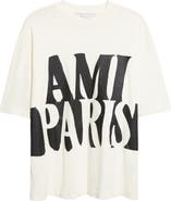 AMI PARIS Oversize Logo Graphic T-Shirt