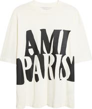 AMI PARIS Oversize Logo Graphic T-Shirt