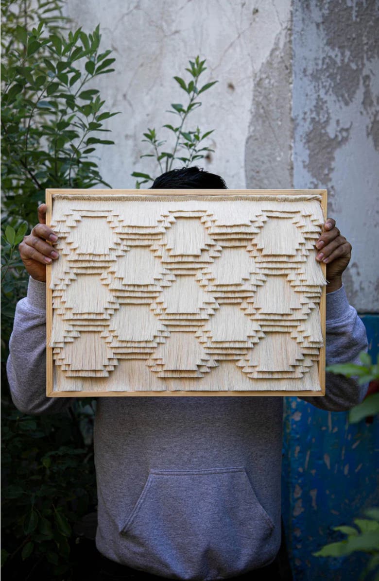 Caralarga Mictlán Wall Art, Alternate, color, White