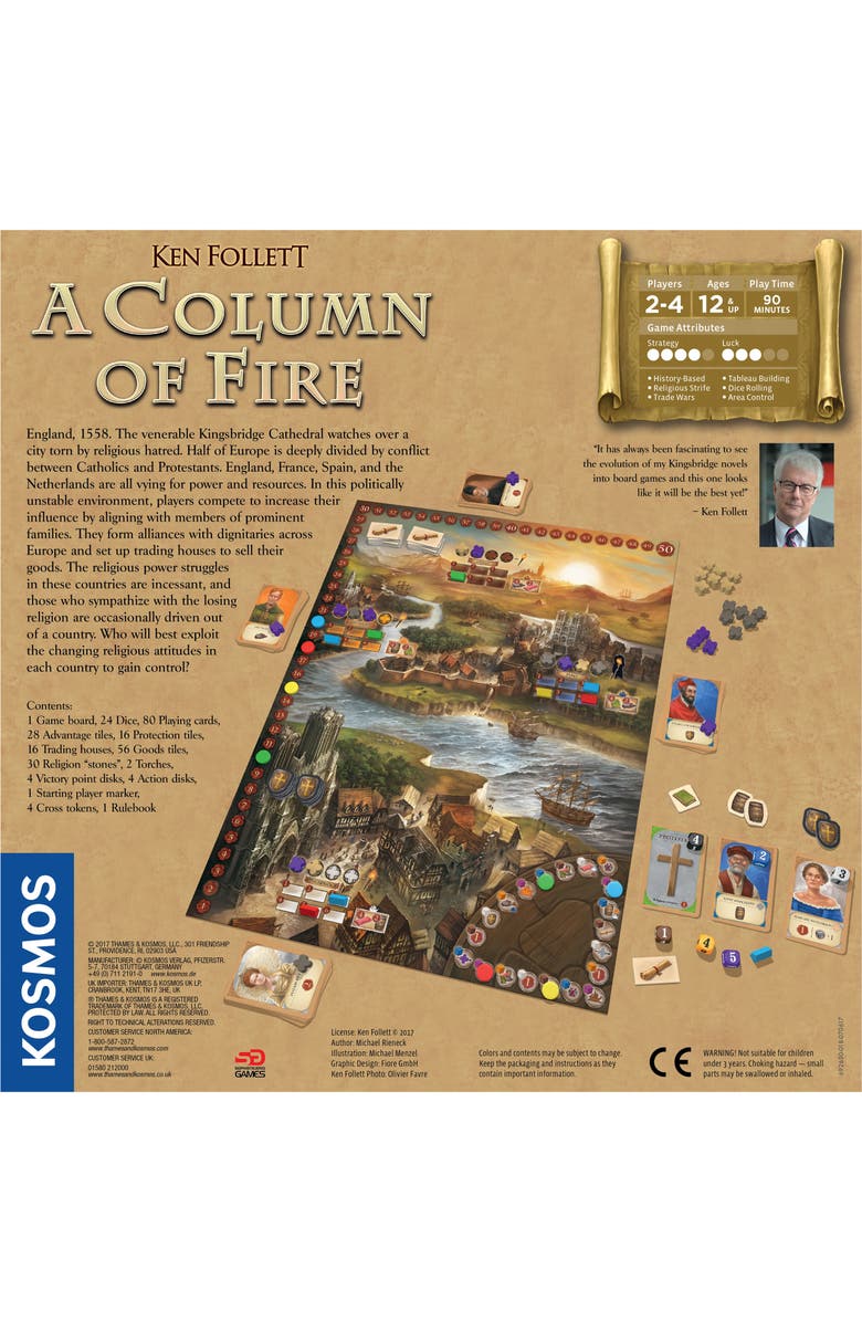Thames & Kosmos - A Column of Fire Game, Alternate, color, 