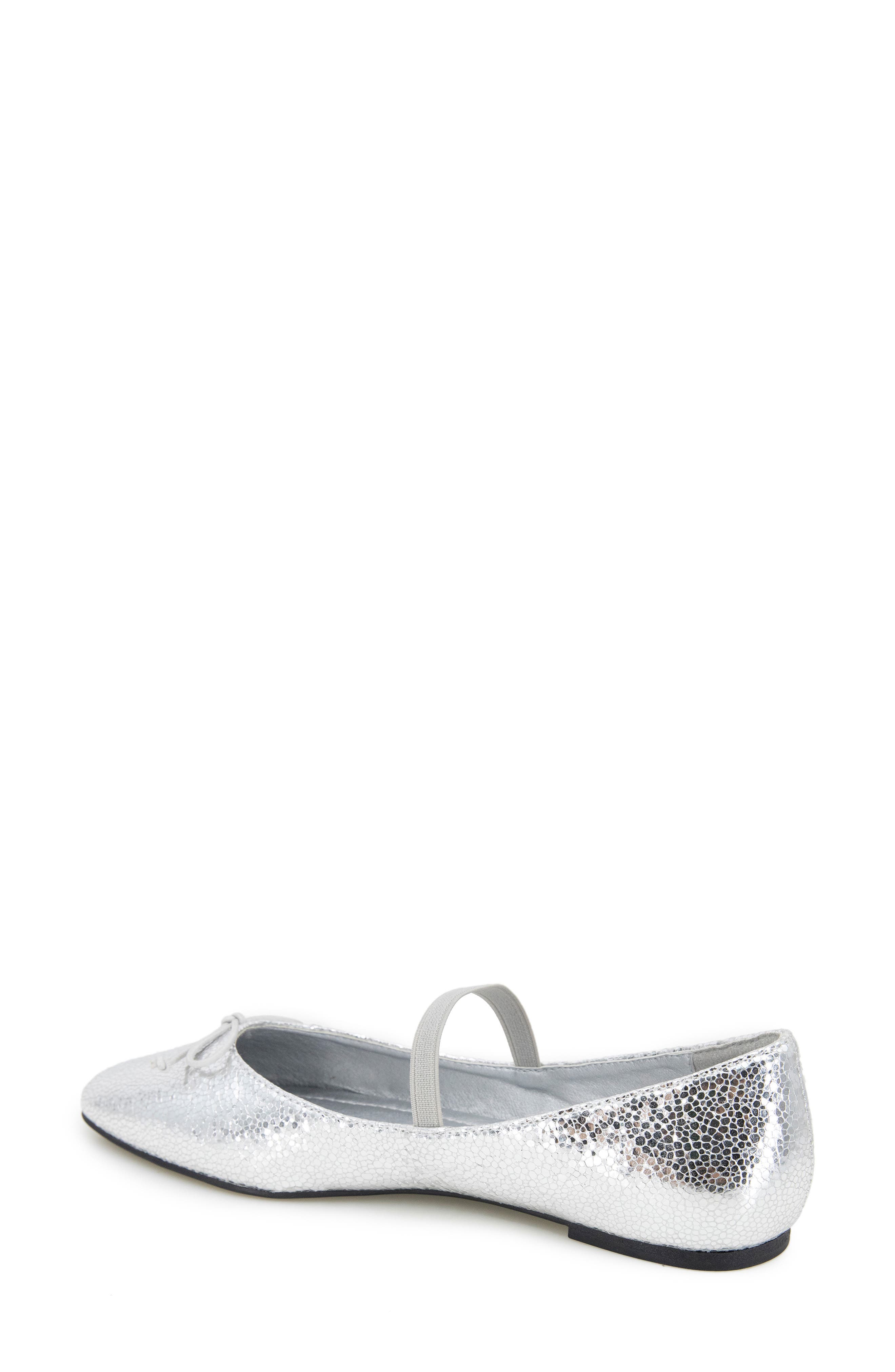 Kenneth Cole New York Myra Ballet Flat, Alternate, color, Silver Metallic