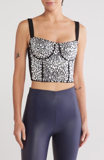 GOOD AMERICAN GOOD AMERICAN CRYSTAL CORSET