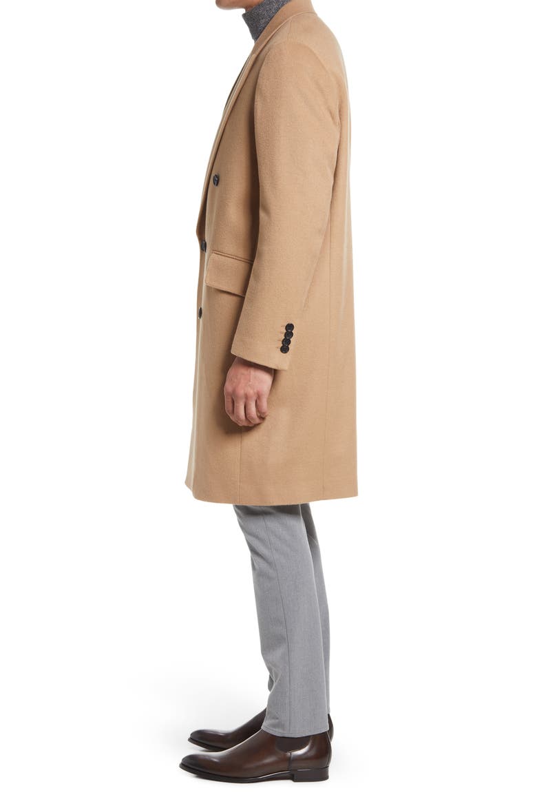 Thomas Wool & Cashmere Over Coat, Alternate, color, CAMEL