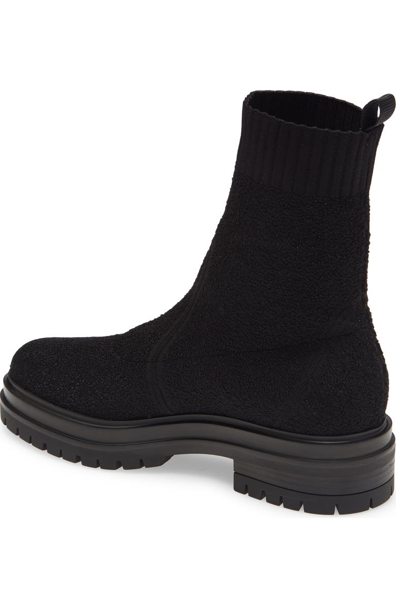 Gianvito Rossi Bouclé Knit Bootie, Alternate, color,